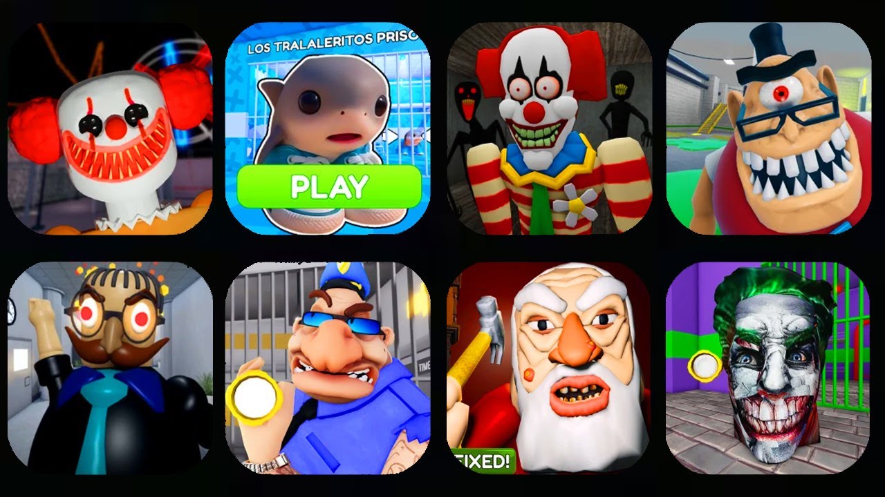 MR CRAZY'S CARNIVAL! 🦈 LOS TRALALERITOS PRISON RUN! EPIC CHOPPER'S CARNIVAL BREAKOUT ;