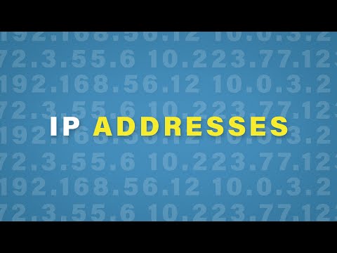 Video: De ce adresele IP sunt separate prin puncte?