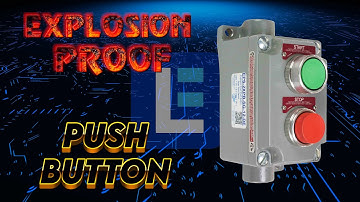 Explosion Proof Push Button Stop/Start Switch - Gas & Fire Button Labels