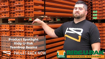 Ridg-U-Rak Teardrop Beams - Pallet Rack Now