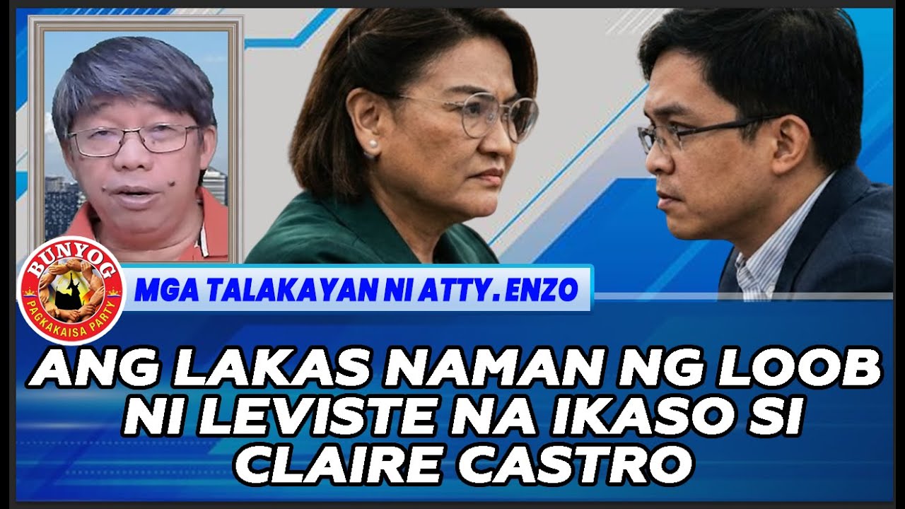 ANG LAKAS NAMAN NG LOOB NI LEVISTE NA IKASO SI CLAIRE CASTRO