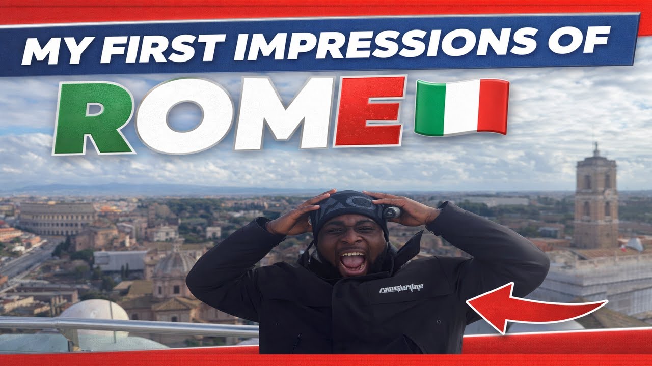 Just Landed in Rome 🇮🇹First impression Vlog