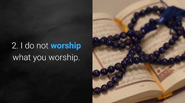 109. Surah Al-Kafirun (The Disbelievers) سورة الكافرون