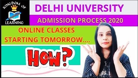 Orientation Programme Delhi University 2020