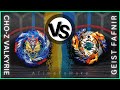 Choz valkyriezev vs geist fafnir8pab on real life beyblade stadium