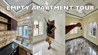 My Lagos empty apartment tour | my 1st adult apartment