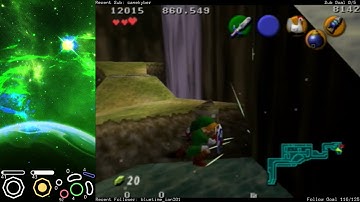 OoT Adult Navi Dive To Lost Woods From Zora