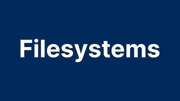 Filesystems (ECE 344 - Section 2)