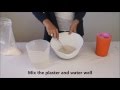 How to make a cast of your hand part 2  plaster by babyrice