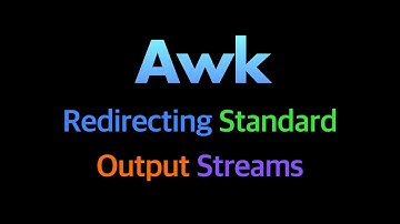 Awk Output Redirection in Linux