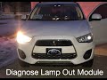Diagnose  lamp out module. #diagnostics