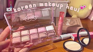 ₊˚⊹♡ korean makeup haul  viral kbeauty products // lip tint, eyeshadow palette, and more!