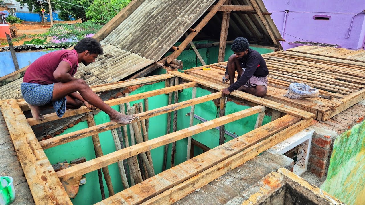 Строительство крыш_Технология изготовления опалубки перекрытий шаг за шагом | Работы по центриров...