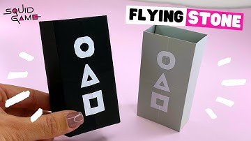 Biseokchigi, how to make flying stone game of squid game DIY tutorial