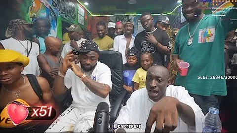 Davido x Carter Efe Livestream 😂🔥 | Full of Vibes, Cruise & Entertainment