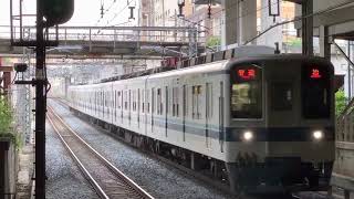 東武アーバンパークライン 普通柏行き 8000系 8172編成 新鎌ヶ谷駅到着シーン。