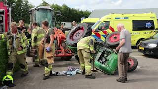 2022-08-05 Ernstige Aanrijding Met Trekker Aan De Laageinderweg Kootwijkerbroek