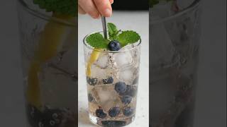 Blueberry Mojito Magic 🫐🍹#BlueberryMojito #Mojito #BlueberryDrink #RefreshingDrinks #SummerDrinks