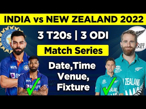 new zealand tour of india 2022 schedule