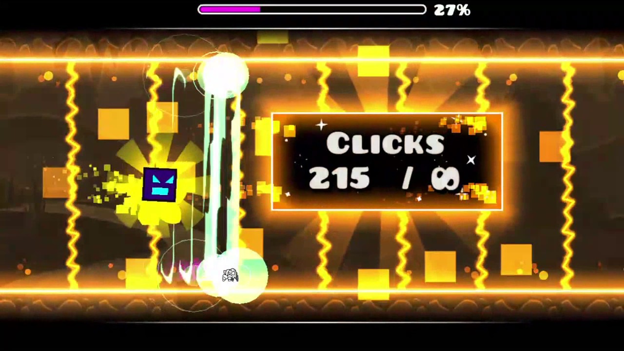 Geometry Dash | faster clicking challenge 724 me top plz - YouTube