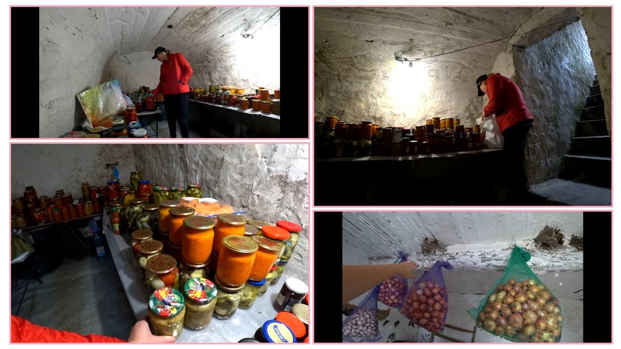 МОЙ ПОДЗЕМНЫЙ БУНКЕР! ЗАПАСЫ И ОБЗОР ПОГРЕБА, В ВОЕННОЕ ВРЕМЯ ВСЁ МОЖЕТ ...