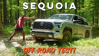 2023 Toyota Sequoia Platinum 4x4 Mountain Off Road Test!