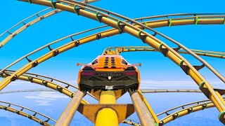MOST INSANE ROLLER COASTER YOU WON'T BELIEVE EXISTS - GTA 5 Funny Moments