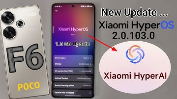 Poco F6 - New Update 2.0.103.0 New Hyper Ai Added and New Ai Features added 🤩