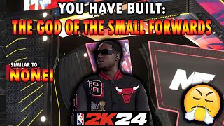 THE MOST OP SMALL FORWARD BUILD IN 2K24!!! NO NEED TO LOOK ANY MORE!!!