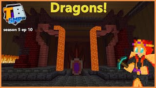 I built a Dragon theme nether tunnel on Truly bedrock season 5 ep 10