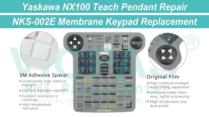MOTOMAN Yaskawa NX100 ipendant NKS-002E Membrane Keypad Repair Replacement