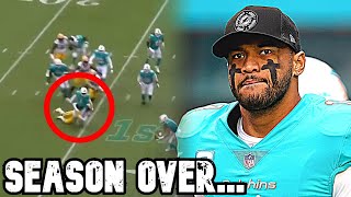 Tua Tagovailoa Placed In Concussion Protocol After NFL Spotters Missed This Hit