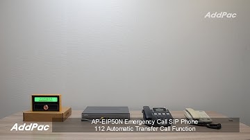 AP-EIP50N Emergency Call SIP Phone112 Call Center Automatic Transfer Call (SIP 비상통화장치 112 자동호출기능)
