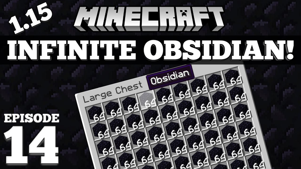 Get Obsidian FAST! Infinite Obsidian Farm! #14