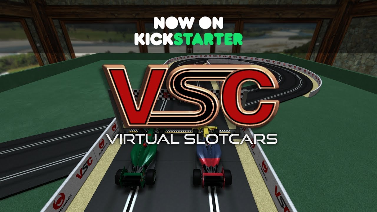 Virtual SlotCars (VSC) KickStarter Trailer YouTube