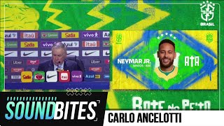 "Neymar will be key player," says Ancelotti after including him in Brazil's World Cup squad