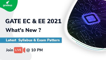 New GATE EC & EE 2021 Syllabus| Latest GATE 2021 Syllabus & Exam Pattern | Gradeup