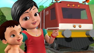 கூக் கூ ரயில் வண்டி - Kids Train Song | Tamil Rhymes for Children | Infobells