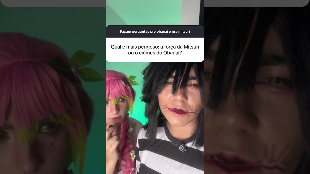 MITSURI E OBANAI RESPONDEM!! #cosplay #kimetsunoyaiba #demonslayer @Nandalorenzine