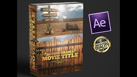 How To Create After Effects Cinematic Motion  Title   Poster Tutorial (No plugins required.)