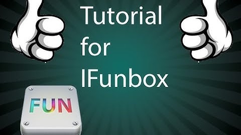 Quick Tutorial on IFunbox