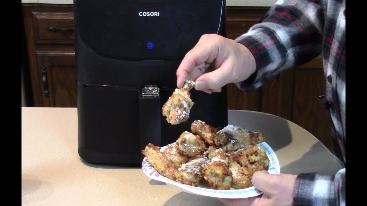 Air Fried Garlic Parmesan Wings Cosori YouTube