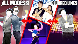 JUST DANCE COMPARISON - BLURRED LINES [ALL MODES]