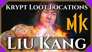 MK11 Krypt Liu Kang Loot Locations - Guaranteed for Liu Kang!
