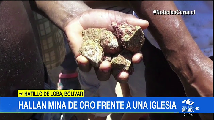 ¿Fortuna o maldición? Campesino descubrió mina de oro frente a iglesia de pueblo en Bolívar