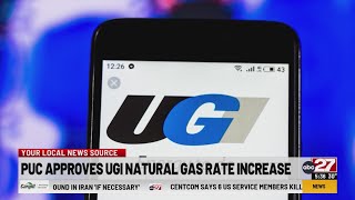 PUC approves UGI natural gas rate increase