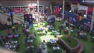 A look inside the excitement building at All-Star Village