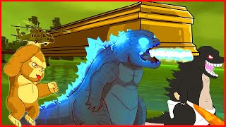 Baby Godzilla Atomic Breath vs Kong | Meme Coffin Dance Song (Cover)