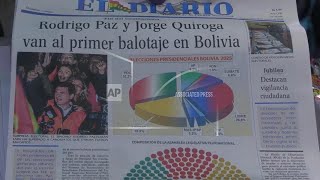 Bolivia va a un balotaje tras elecciones que ponen fin a dos décadas de gobiernos izquierdistas