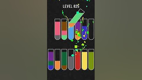 water sort puzzle - level 825